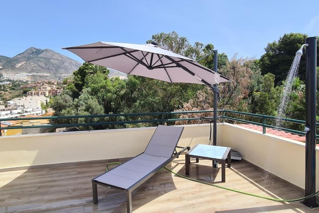 Apartmán Luxury Penthouse With Sea&Mountain Views & Hot Tub - Tranquility & Rest Benalmádena Exteriér fotografie